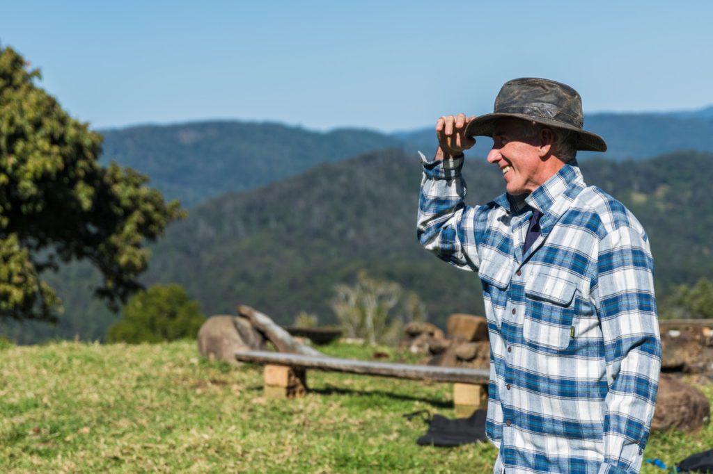 farmer on the mountain